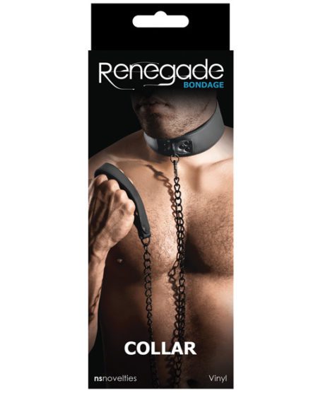 Renegade Bondage Collar - Black | XXXToyz-R-Us.com