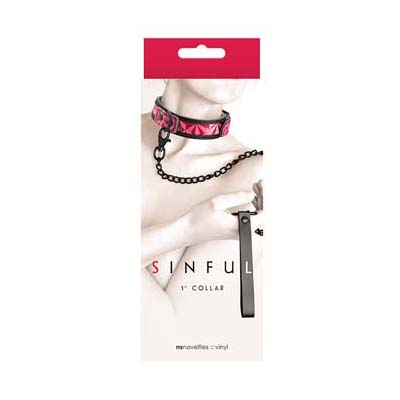 Sinful 1" Collar - Pink