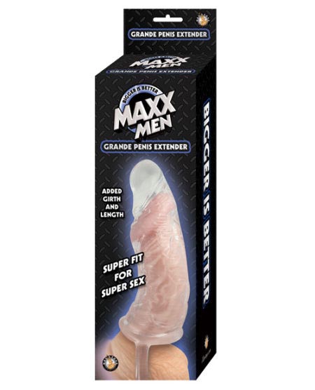 Maxx Men Grand Penis Sleeve - Clear | XXXToyz-R-Us.com
