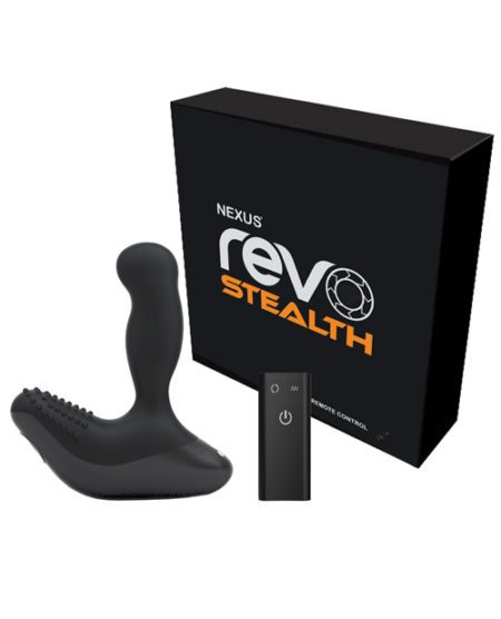 Nexus Revo Stealth Remote Control Rotating Prostate Massager - Black | XXXToyz-R-Us.com