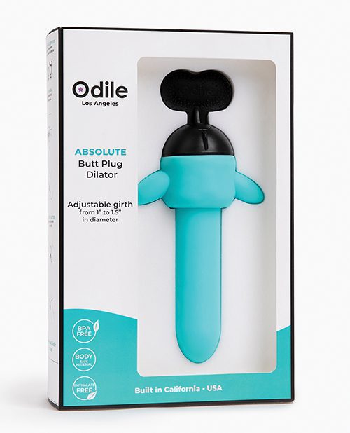 Odile Absolute Butt Plug Dilator - Aqua | XXXToyz-R-Us.com