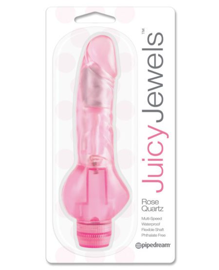 Juicy Jewels Rose Quartz Vibrator - Pink | XXXToyz-R-Us.com