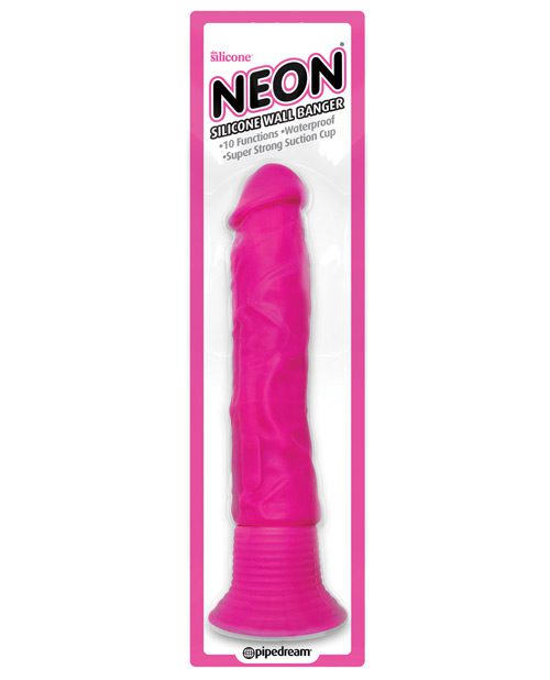 Neon Luv Touch Silicone Wall Banger - Pink | XXXToyz-R-Us.com