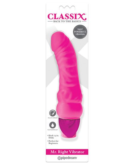 Classix Mr Right Vibrator - Pink | XXXToyz-R-Us.com
