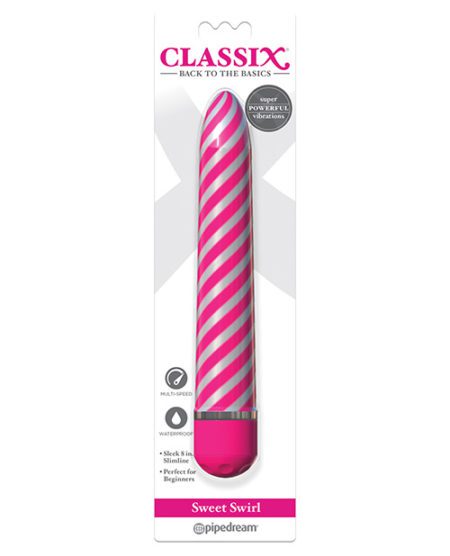Classix Sweet Swirl Vibrator - Pink | XXXToyz-R-Us.com