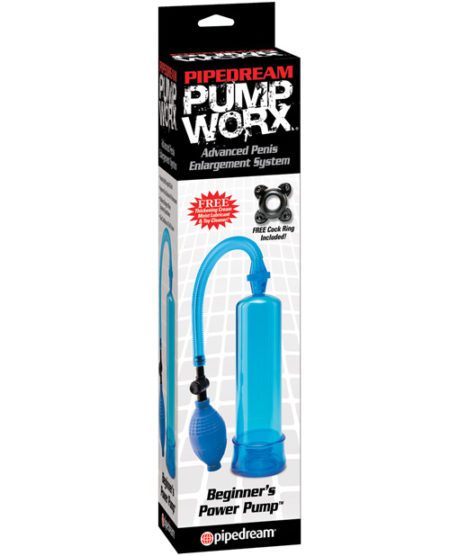 Pump Worx Beginner's Power Pump - Blue | XXXToyz-R-Us.com