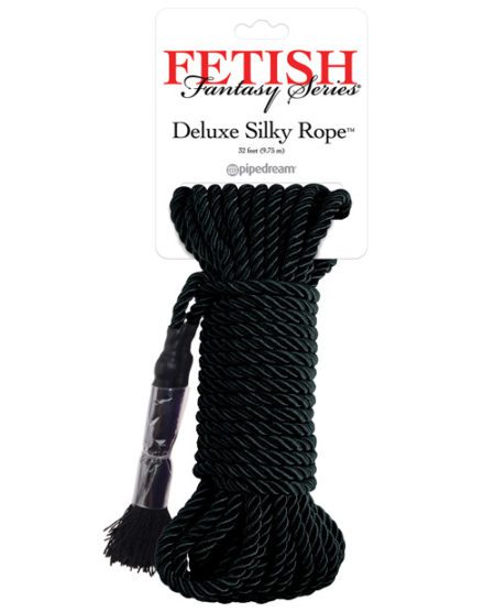 Fetish Fantasy Series Deluxe Silk Rope - Black | XXXToyz-R-Us.com