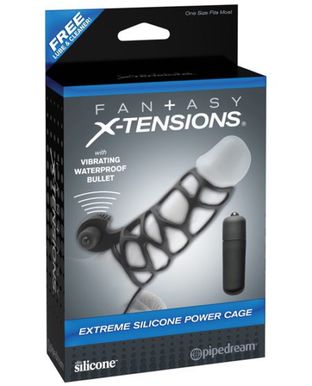 Fantasy X-tensions Extreme Silicone Power Cage | XXXToyz-R-Us.com