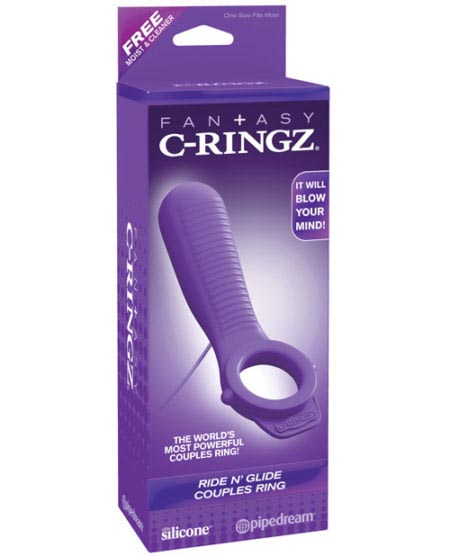 Fantasy C-ringz Ride N' Glide Couples Ring - Purple | XXXToyz-R-Us.com