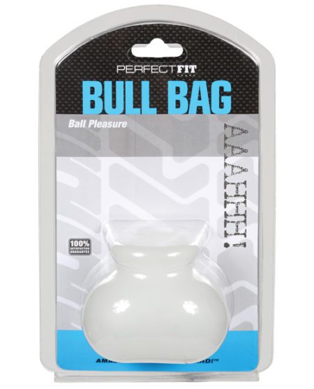 Perfect Fit Bull Bag 3/4" Ball Stretcher - Clear | XXXToyz-R-Us.com