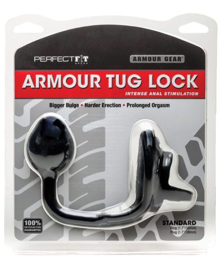 Perfect Fit Armour Tug Lock - Black | XXXToyz-R-Us.com