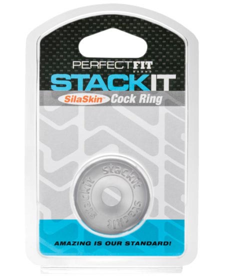 Perfect Fit Stackit Cock Ring - Clear | XXXToyz-R-Us.com
