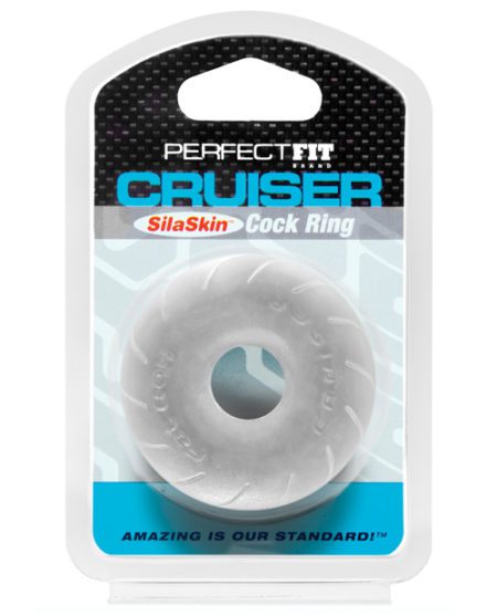 Perfect Fit Silaskin Cruiser Ring - Opaque White | XXXToyz-R-Us.com