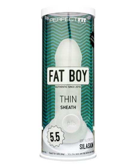 Perfect Fit Fat Boy Thin 5.5" - Clear | XXXToyz-R-Us.com