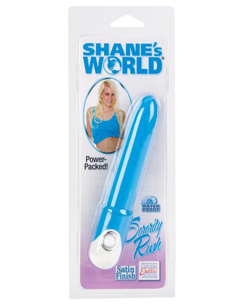 Shane's World Sorority Rush Vibe Waterproof - 3 Speed Blue | XXXToyz-R-Us.com