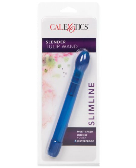 6.5" Slender Tulip Wand - Cobalt | XXXToyz-R-Us.com