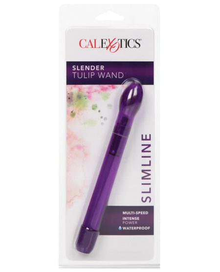 6.5" Slender Tulip Wand - Violet | XXXToyz-R-Us.com