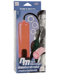 Optimum Series Nick Manning's Masturstroke Masturbation Kit - Red