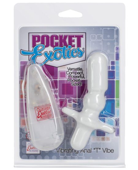 Pocket Exotics Anal T Vibe - Ivory | XXXToyz-R-Us.com