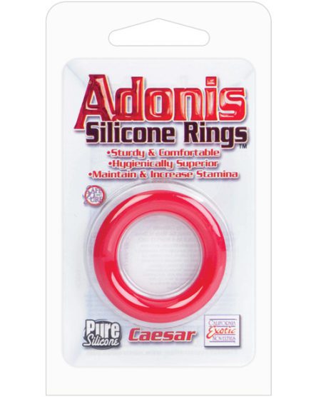 Adonis Caesar Silicone Ring - Red | XXXToyz-R-Us.com