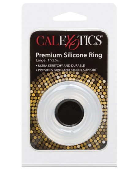 Premium Silicone Ring - Large Clear | XXXToyz-R-Us.com
