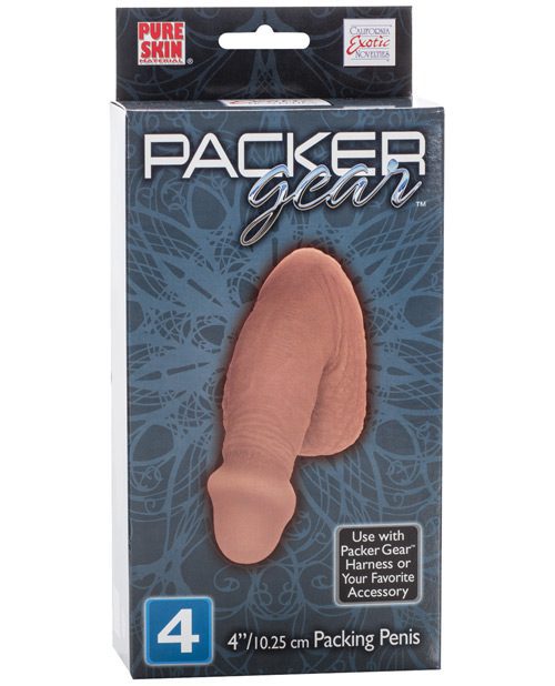 Packer Gear 4" Packing Penis - Brown | XXXToyz-R-Us.com