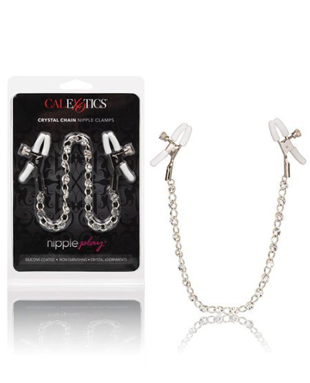 Nipple Play Crystal Nipple Clamps - Clear