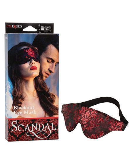 Scandal Black Out Eyemask - Black/red | XXXToyz-R-Us.com