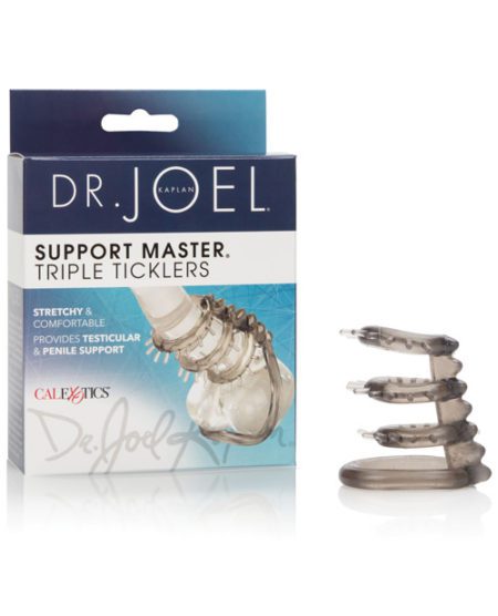 Dr Joel Kaplan Support Master Triple Tickler - Smoke | XXXToyz-R-Us.com