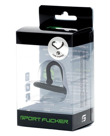 Sport Fucker Cum Stopper - Black | XXXToyz-R-Us.com