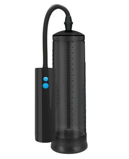 Shots Pumped Rechargeable Extreme Power Pump W/free Silicone Cock Ring - Black | XXXToyz-R-Us.com