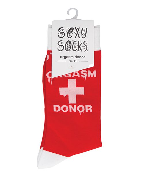 Shots Sexy Socks Orgasm Donor - Female | XXXToyz-R-Us.com