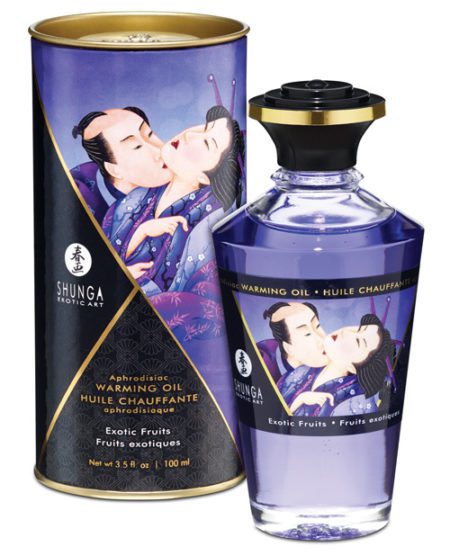 Shunga Warming Oil - 3.5 Oz Exotic Fruits | XXXToyz-R-Us.com