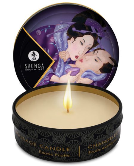 Shunga Libido Mini Candlelight Massage Candle - 1 Oz Exotic Fruits | XXXToyz-R-Us.com