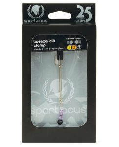 Spartacus Beaded Clit Clamp - Purple