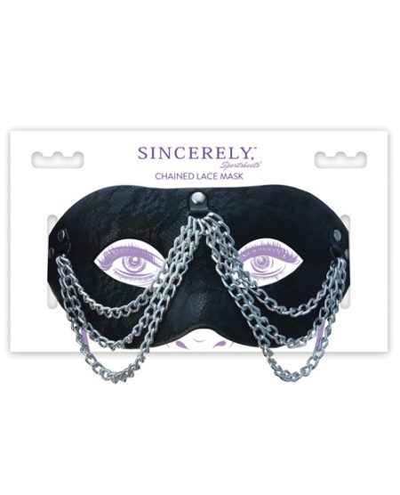 Sincerely Chained Lace Mask | XXXToyz-R-Us.com