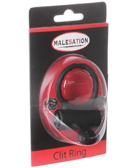 Malesation Clit Ring - Black | XXXToyz-R-Us.com