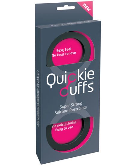 Quickie Cuffs Medium - Black | XXXToyz-R-Us.com