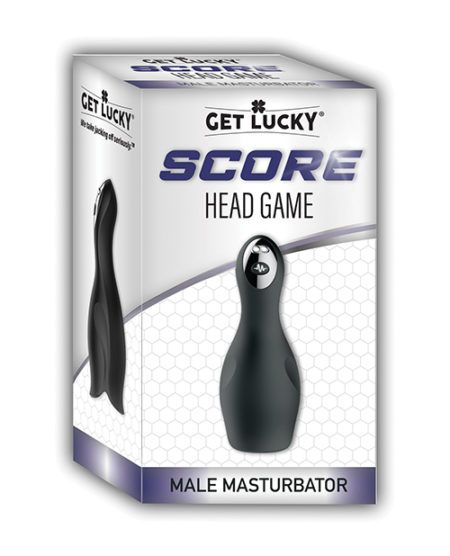 Get Lucky Score Head Game Masturbator - Black | XXXToyz-R-Us.com