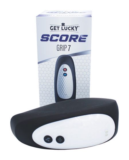 Get Lucky Score Grip 7 Masturbator - Black | XXXToyz-R-Us.com