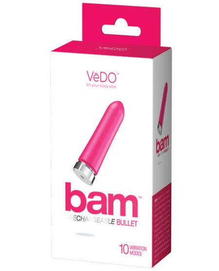 Vedo Bam Rechargeable Bullet - Foxy Pink | XXXToyz-R-Us.com