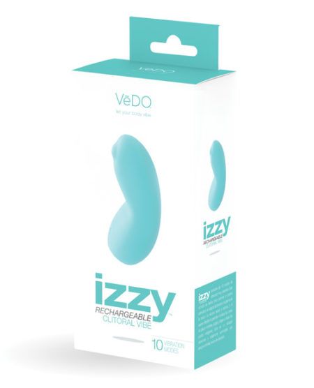 Vedo Izzy Rechargeable Clitoral Vibe - Turquoise | XXXToyz-R-Us.com