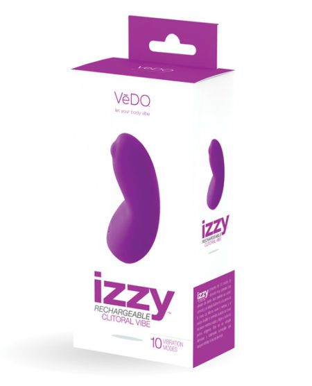 Vedo Izzy Rechargeable Clitoral Vibe - Violet Vixen | XXXToyz-R-Us.com