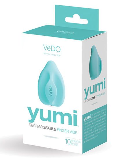Vedo Yumi Finger Vibe - Tease Me Turquoise | XXXToyz-R-Us.com