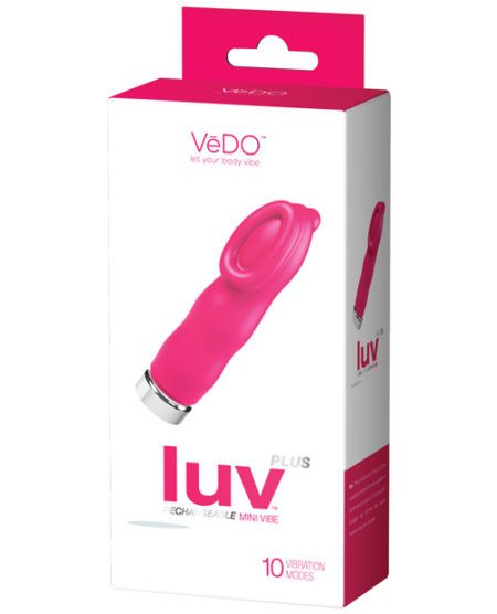 Vedo Luv Plus Rechargeable Vibe - Foxy Pink | XXXToyz-R-Us.com