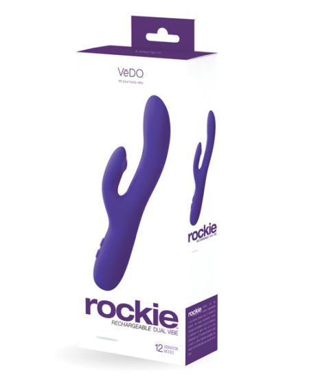 Vedo Rockie Rechargeable Dual Vibe - Indigo | XXXToyz-R-Us.com