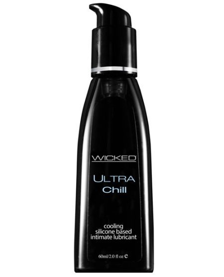 Wicked Sensual Care Ultra Chill Cooling Sensation Silicone Based Lubricant - 2 Oz