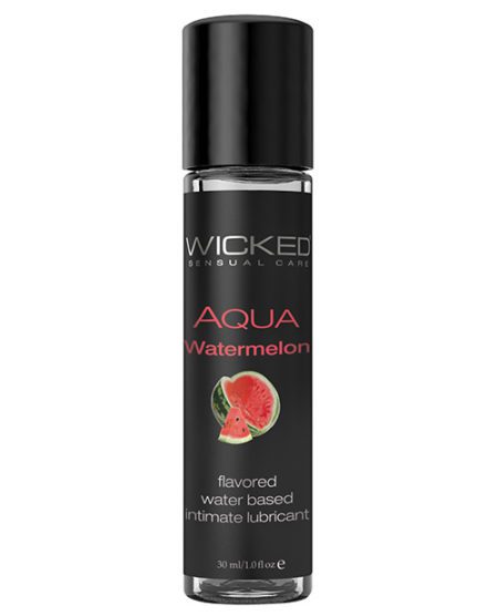 Wicked Sensual Care Aqua Water Based Lubricant - 1 Oz Watermelon