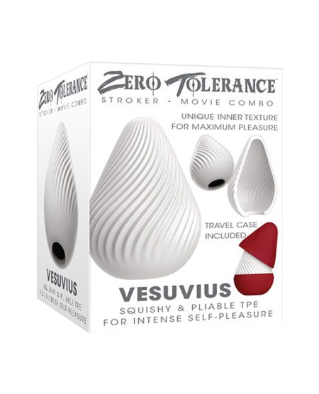 Zero Tolerance Vesuvias Stroker - White | XXXToyz-R-Us.com