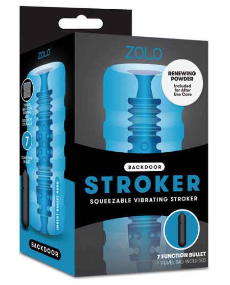 Zolo Backdoor Squeezable Vibrating Stroker | XXXToyz-R-Us.com